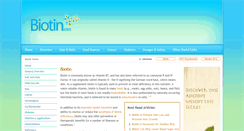 Desktop Screenshot of biotin.com